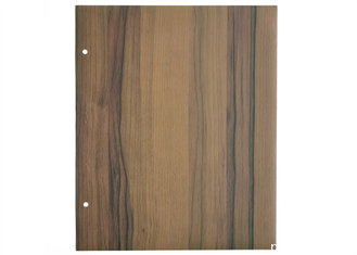 Folha decorativa do PVC da cor do Teakwood para a laminação do vinil da mobília