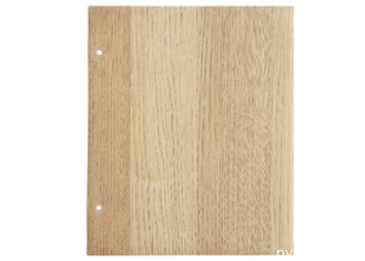 Folha da mobília do PVC da cor do Teakwood para a decoração da porta de armário