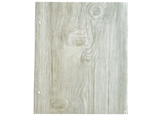 Folha da grão da madeira do PVC de Matte Finish Stretched uma espessura de 120 mícrons