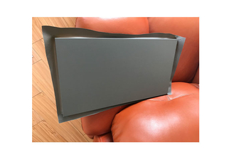 Filme decorativo de PVC colorido Renolit antracite para perfil de embrulho
