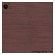 Filme decorativo de madeira de mogno do PVC da cor de Brown 0.12mm para o envolvimento plástico do perfil