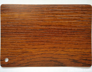 Película de coloração de laminagem de PVC de grãos de madeira para revestimento de perfis de janelas e portas