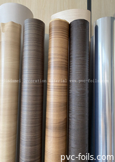 Rolo de filme de PVC de padrão de madeira para decoração de painéis de móveis interiores