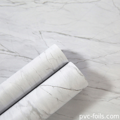 Película de laminação de PVC de mármore de alto brilho para revestimentos de janelas de plástico
