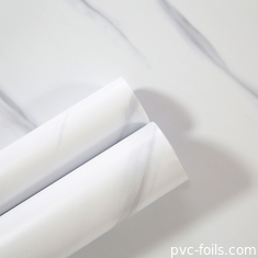 Rolo de folha de PVC de mobiliário de design de mármore personalizado para laminação e embalagem