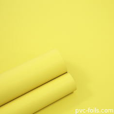 Filme decorativo de PVC amarelo Super mate para portas de armários de quarto