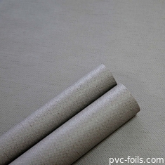 Folha de PVC Super Matte Decorativa Para Portas de Membrana Cinza Luminosa