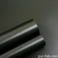 Película decorativa de PVC de cor metálica para laminação de móveis interiores