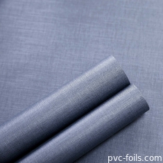 Finishes de metal escovado Self-adhesive PVC Film In Roll para decoração de superfície