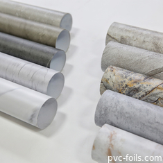 Nova folha decorativa de PVC de design de mármore para laminação, imprensa de membrana
