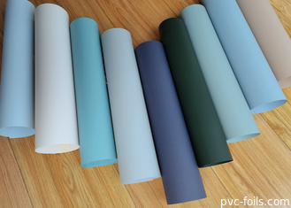 Rolo de filme decorativo de PVC anti-impressão digital de toque suave para imprensa de membrana