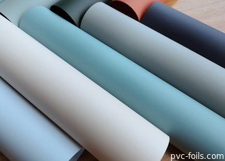 Filme decorativo de PVC de cor sólida super-mate para laminação de portas internas