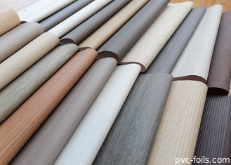 Foshan Grão de madeira auto-aderente PVC adesivos de móveis para decoração de superfície