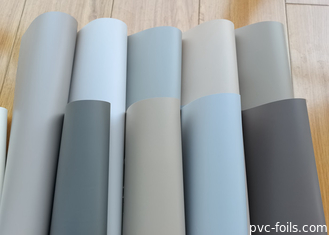 Película decorativa de PVC de superfície mate durável para transformação de móveis