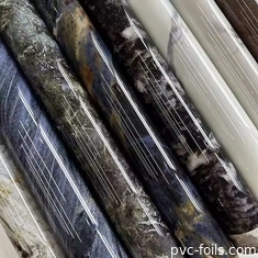 2025 Filme de laminação de PVC com efeito de mármore para portas de armários e chapas de PVC
