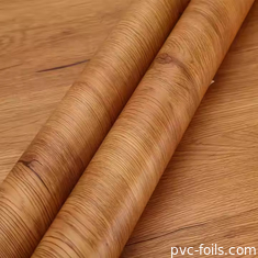 Folha de revestimento de PVC de grãos de madeira supermate para decoração de painéis de parede WPC