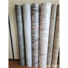 Folha de membrana de PVC com efeito de mármore brilhante para decoração de interiores