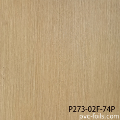 Película decorativa de madeira em PVC de textura em matte premium para portas de membrana