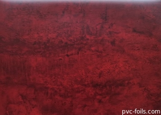 Textura da grão do Pvc Matte Decorative Furniture Film Wood da folha