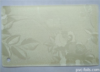Filme autoadesivo de PVC para interiores de cor branca para decoração de estande de exposição