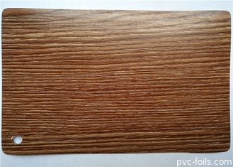 Teste padrão de madeira decorativo 0.6mm do Mdf de Matte Pvc Foil Laminated On