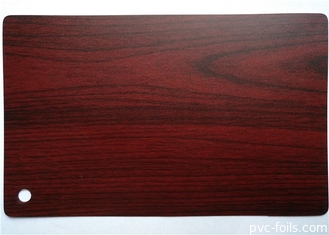 Rolo do vinil de Matte Pvc Wood Grain Surface esparadrapo para o MDF dado forma