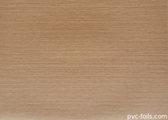 Gravação impermeável da textura da grão da madeira da decoração da mobília da folha da membrana do PVC