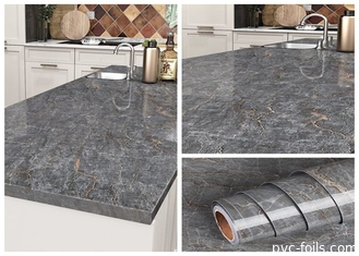 Filme esparadrapo de Matt Grey Kitchen Worktop Vinyl Self para armários das bancadas