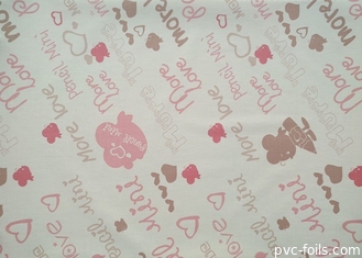 quarto cor-de-rosa das crianças dos desenhos animados do Pvc do papel de parede 10mx45cm autoadesivo de 5m