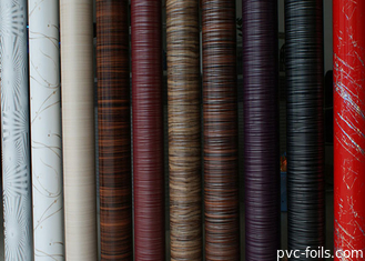 0.10mm filme laminado de PVC de alto brilho para portas de cozinha de móveis