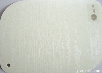 Laminação Matte Embossed White esparadrapo do filme do Pvc do Mdf das fachadas