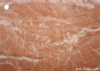 Tampa interna de alto brilho 0.12mm da mobília da parede de Flex Pvc Marble Film For