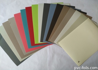 Resíduo metálico gravado fornecedores da cor sólida do rolo de filme do Pvc do Mdf