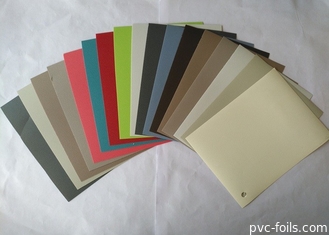 Folha da mobília do PVC de Matte Solid Color para a porta da membrana do armário