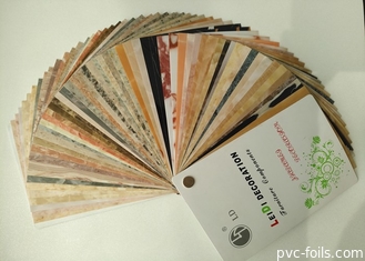 Filme de alto brilho do PVC do risco UV para o efeito do mármore da decoração da bancada