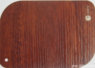 Envolvimento de madeira da superfície da mobília da grão de 4 Mil Pvc Interior Film Vinyl