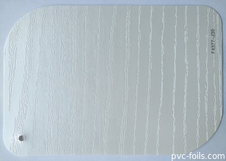 Carvalho pintado branco que grava a folha decorativa do PVC para a superfície da mobília