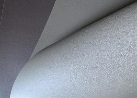 Filme decorativo gravado da membrana do PVC escuro - única cor azul para portas