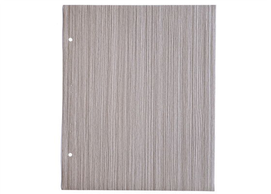 0.10mm escovou o filme de madeira claro da mobília do PVC da cor para a decoração da porta de armário