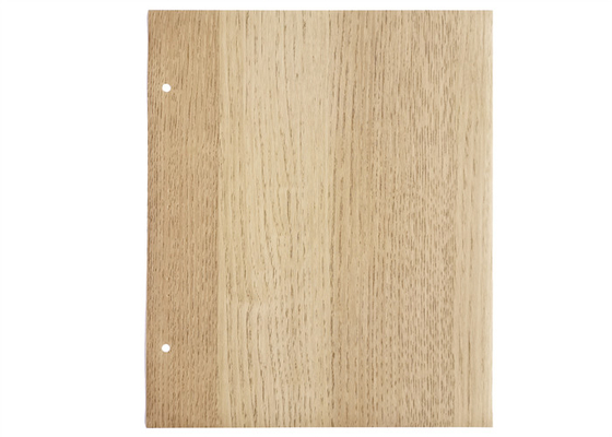 Folha da mobília do PVC da cor do Teakwood para a decoração da porta de armário