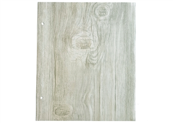 Folha da grão da madeira do PVC de Matte Finish Stretched uma espessura de 120 mícrons