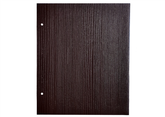 Folha da grão da madeira do PVC de Matte Finish Stretched uma espessura de 120 mícrons