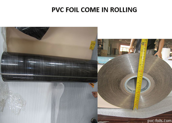Folha decorativa de PVC tipo espelho de madeira para móveis de quarto