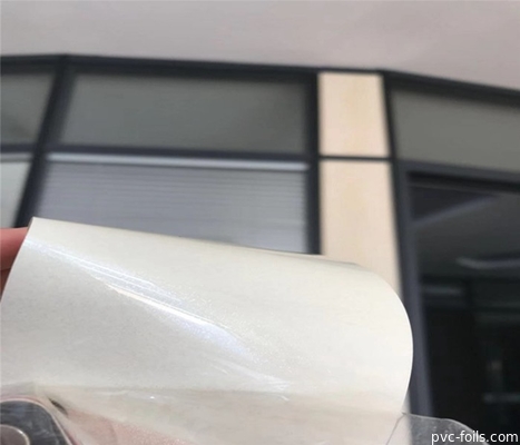 filme de alto brilho do PVC de 1400mm para risco da decoração da porta da mobília o anti