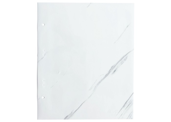 Resistência de desgaste decorativa do filme do PVC da grão de mármore impermeável