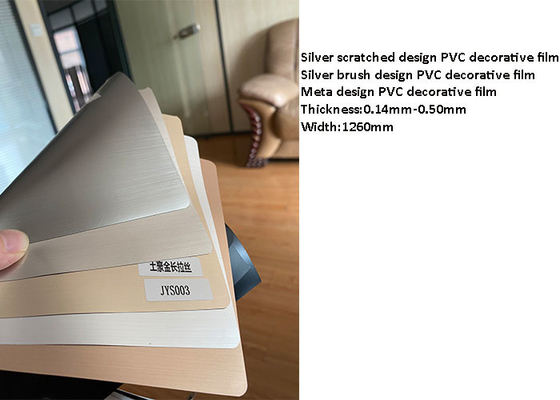 filme decorativo sujo do PVC de 0.50mm anti para portas do Cabinetry