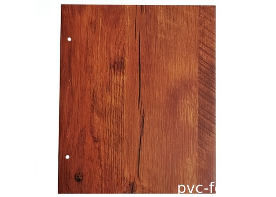 do filme decorativo dourado do PVC do carvalho de 0.6mm superfície lisa autoadesiva