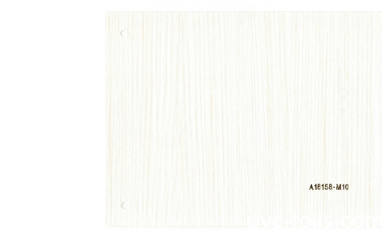A madeira branca colore o filme autoadesivo 0.10MM do PVC para a decoração de superfície interior