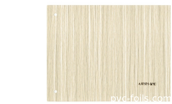 A madeira branca colore o filme autoadesivo 0.10MM do PVC para a decoração de superfície interior