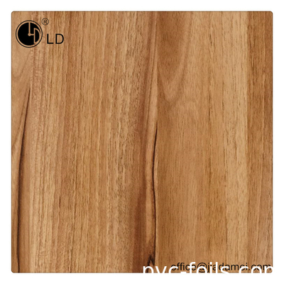 Filme decorativo Matte Surface Treatment do PVC do projeto de madeira da grão